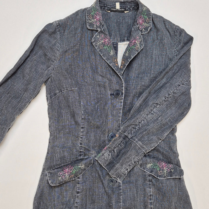 Laura Ashley Jeansset – Lång Jeansjacka + Byxor (EU 36)