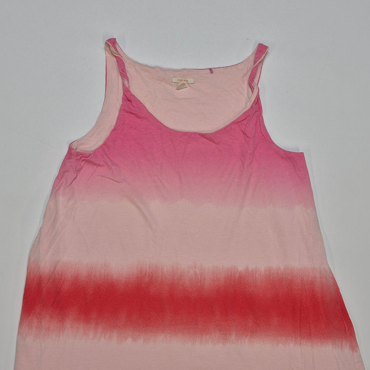 Esprit klänning rosa dip-dye elegant bomull