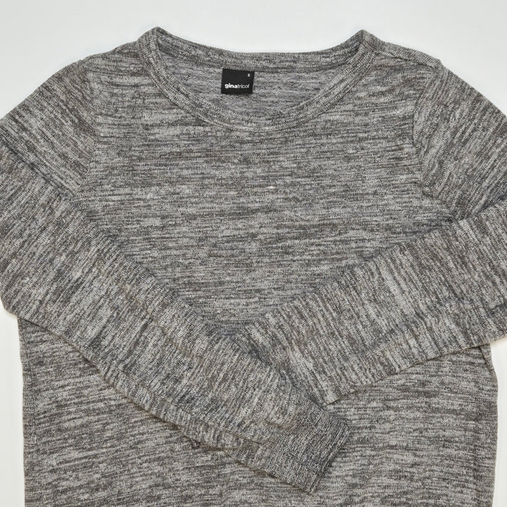 Gråmelerad tröja Gina Tricot storlek S