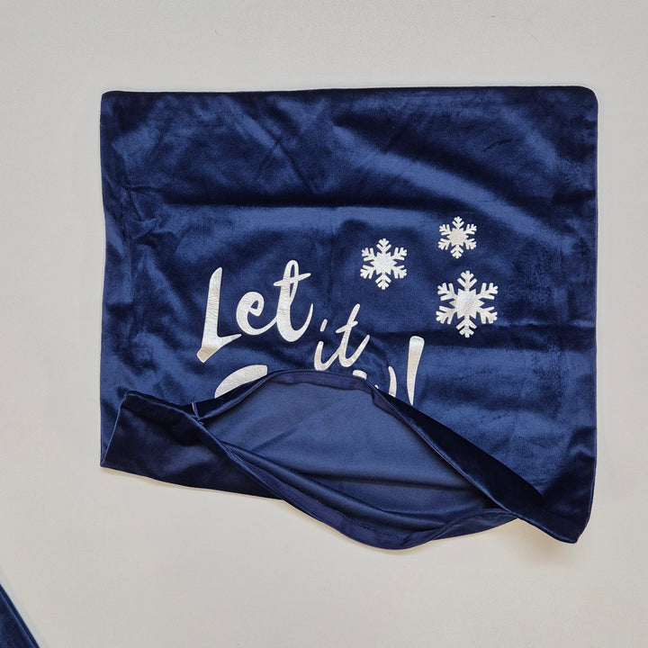 Juldukar "Let it Snow" med Snöflingor