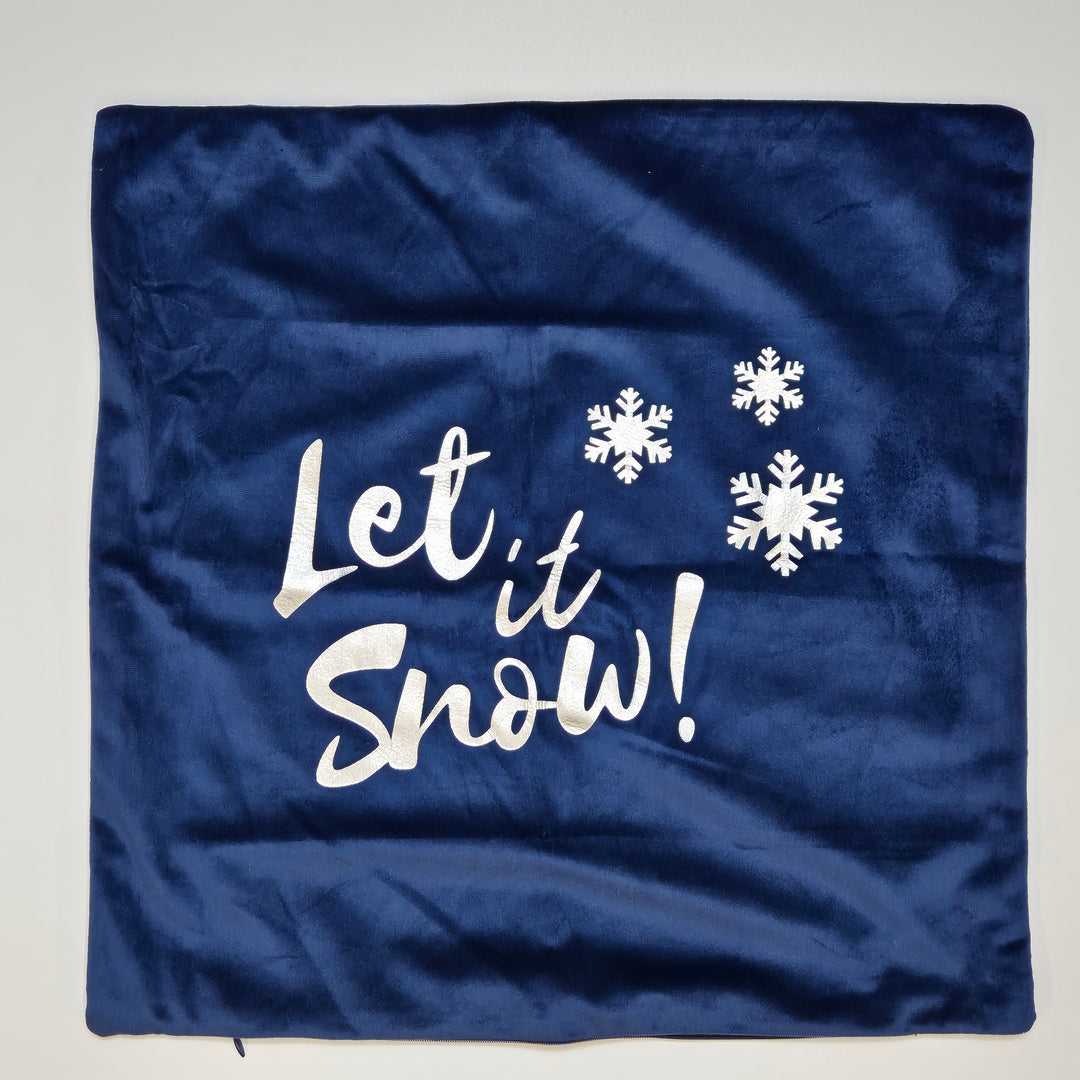 Juldukar "Let it Snow" med Snöflingor