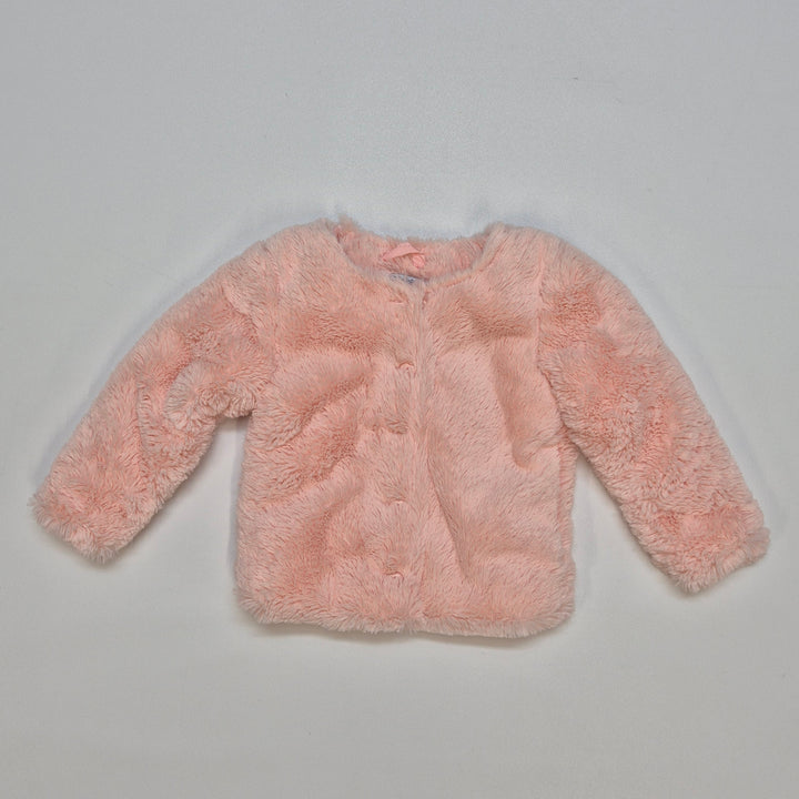 Rosa barnjacka i syntetpäls från Dirkje