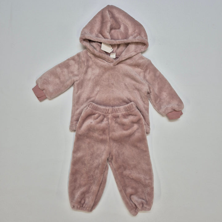 Shein Babyset – Mjuk Hoodie & Byxor (Storlek 74)