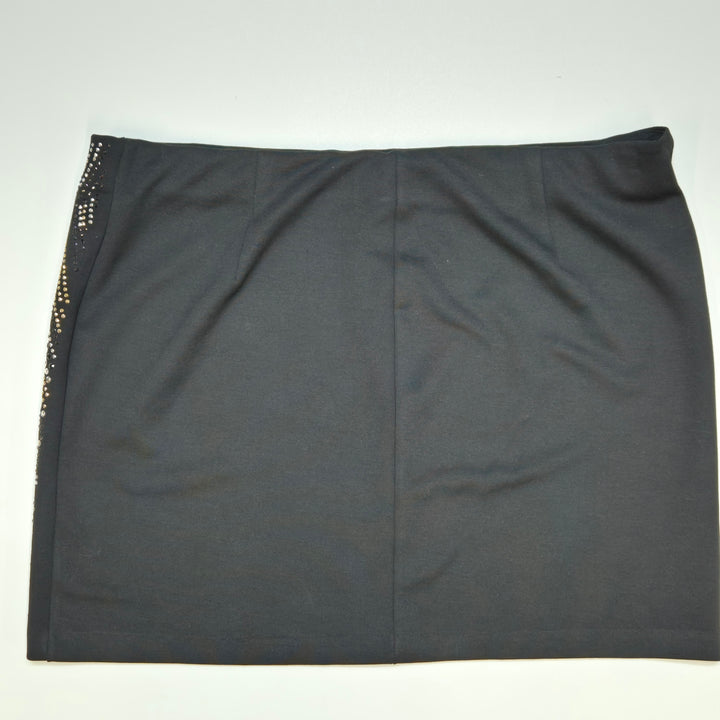 Elegant Svart Pärlprydd Minikjol H&M Damkläder