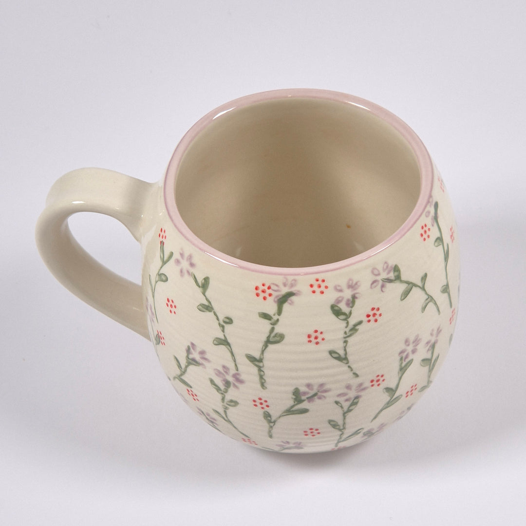 Søstrene Grene keramikmugg med blommor