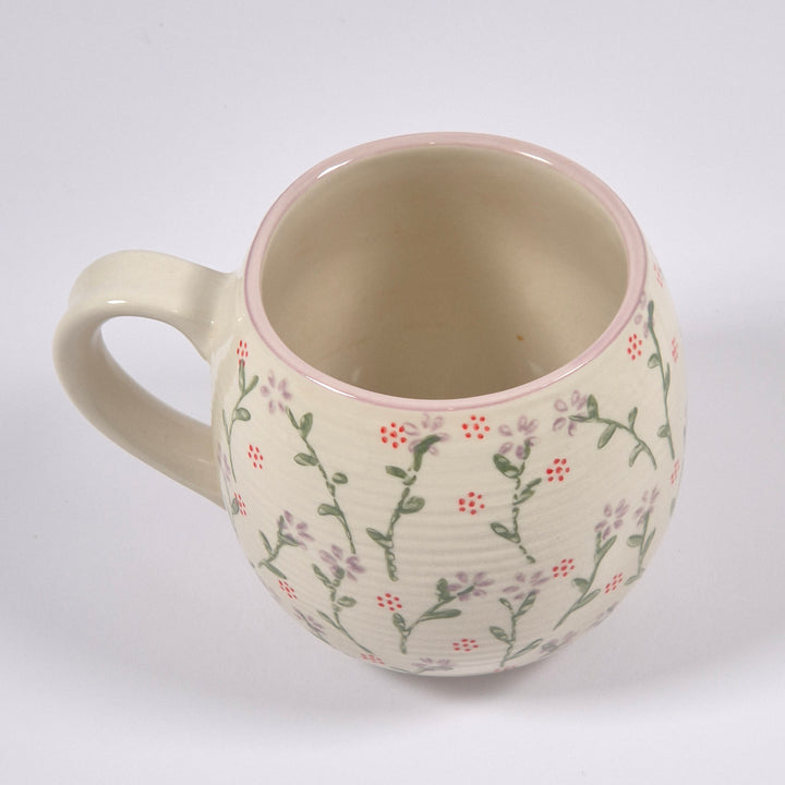 Søstrene Grene keramikmugg med blommor