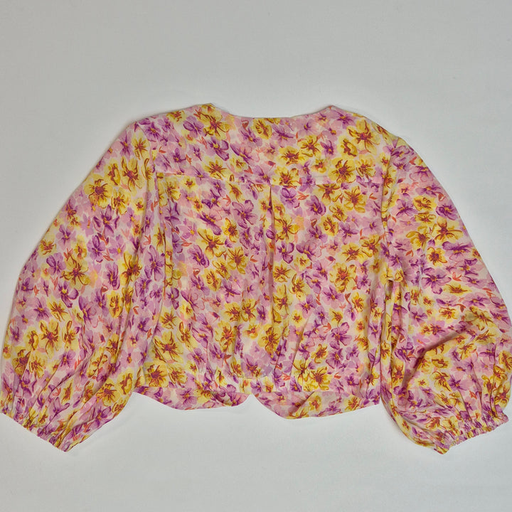 Färgglad blommig Bik Bok blus XS