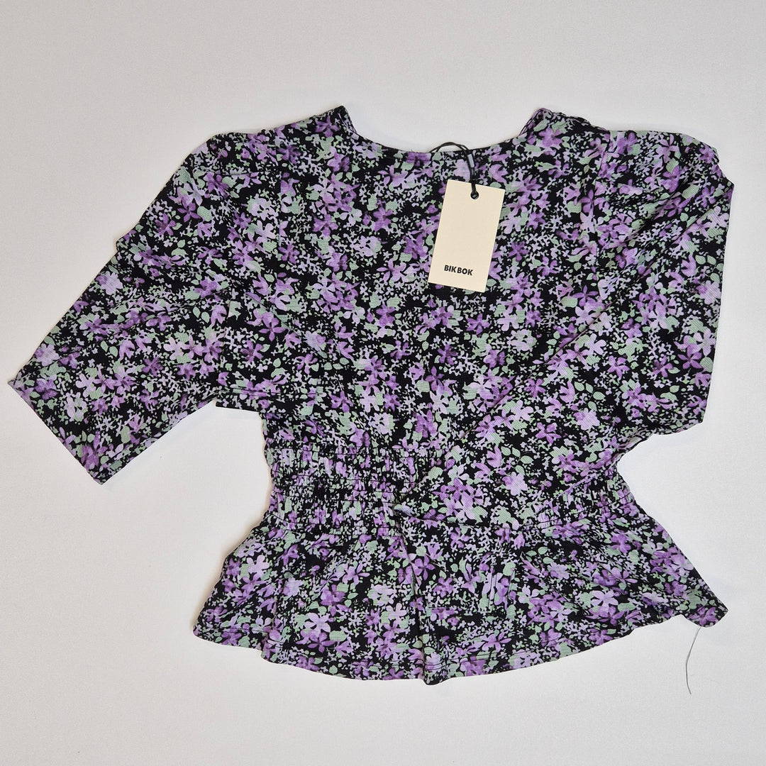 Bikbok blus med blommönster ny XS