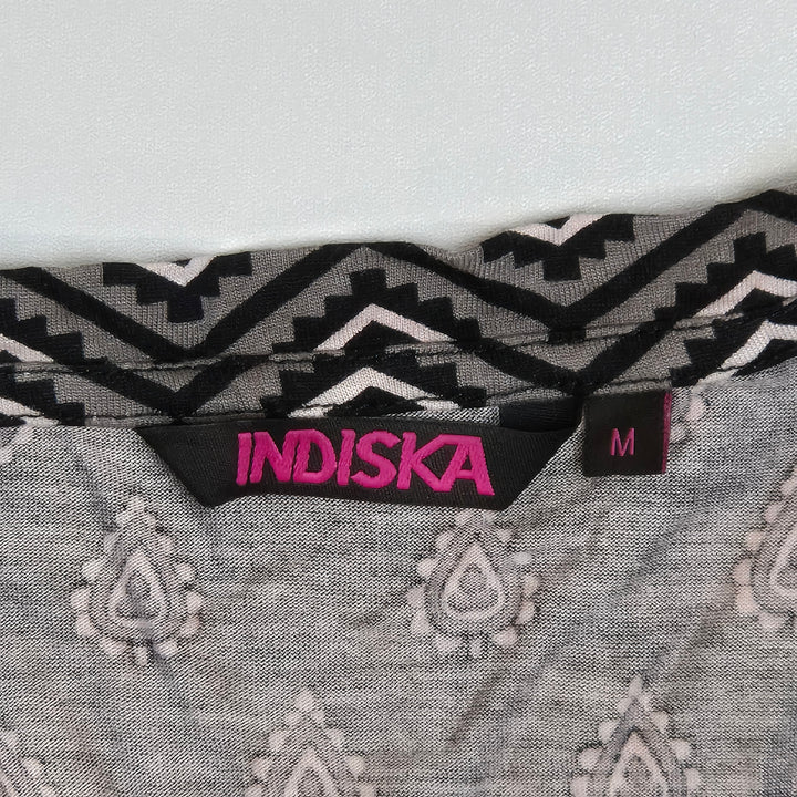 Unikt mönstrad klänning Indiska elegant Medium