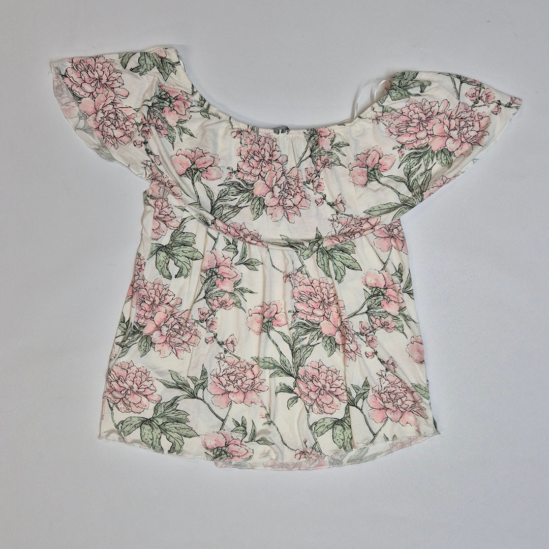 Elegant blustopp från Amisu med blommönster