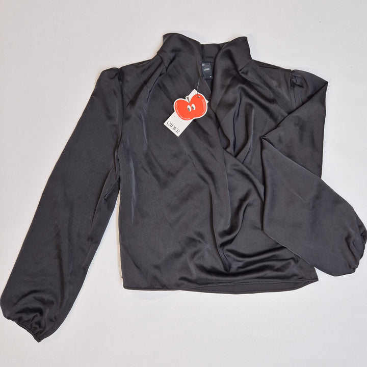 Elegant svart blus Cider, storlek M
