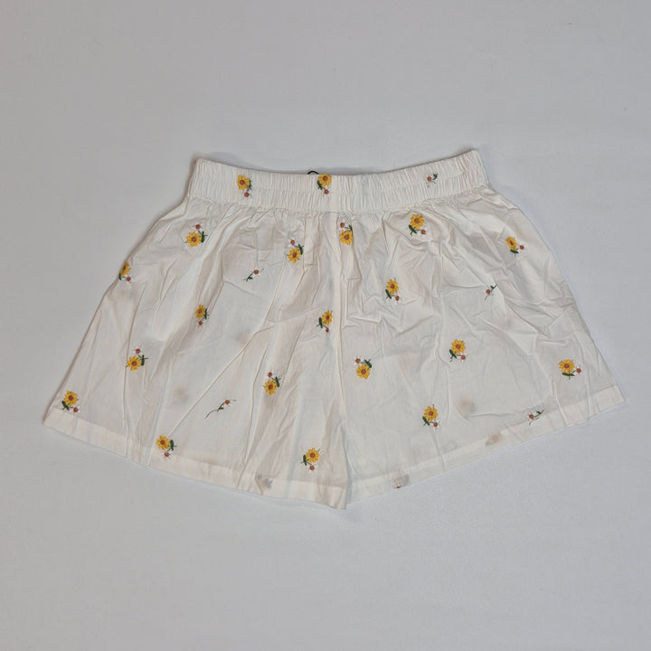 Cider blommiga shorts – Vita, storlek M (nya med lapp)
