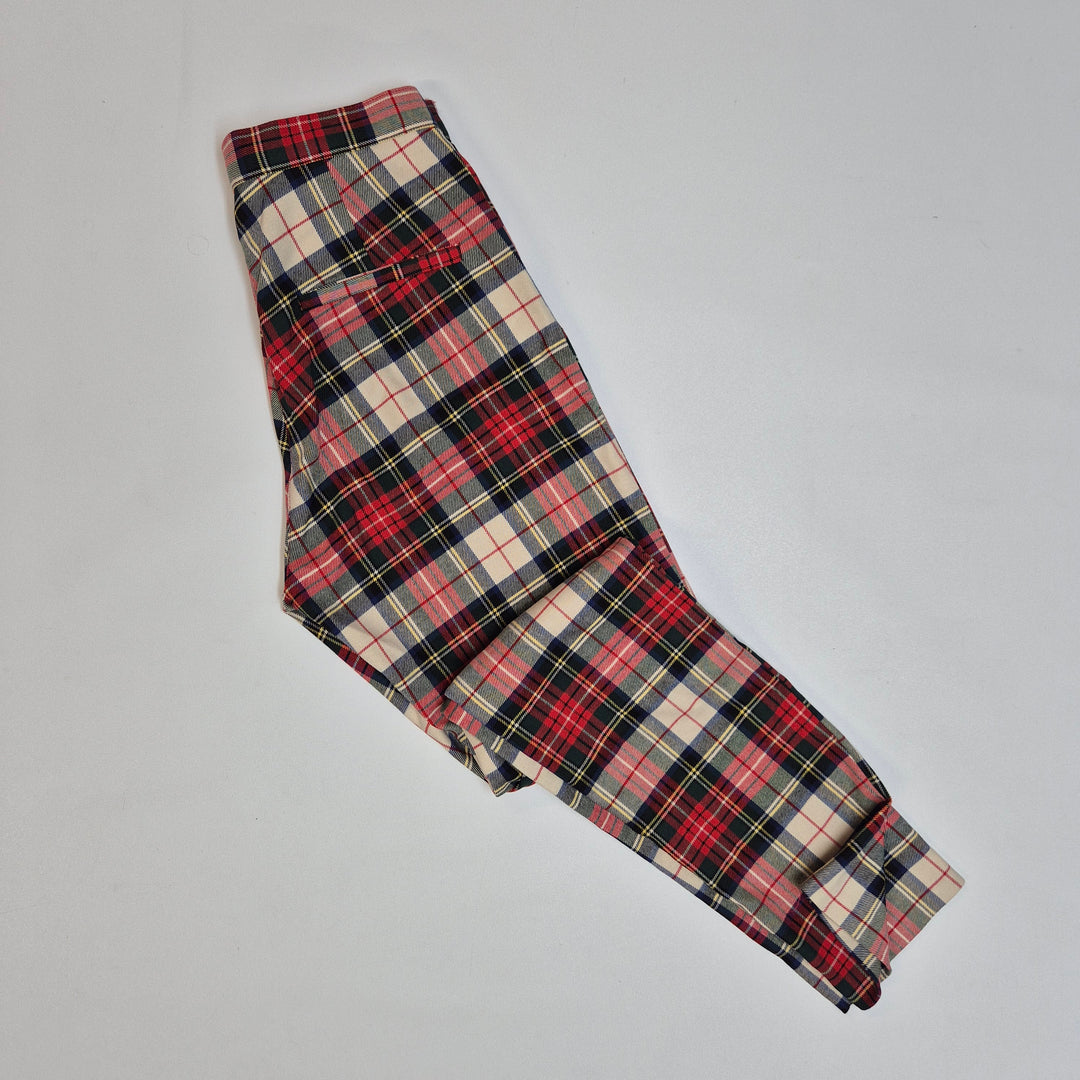 Unika rutiga byxor i tartanmönster