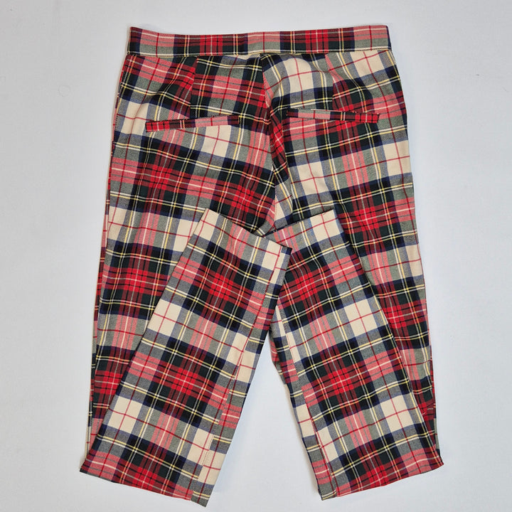 Unika rutiga byxor i tartanmönster