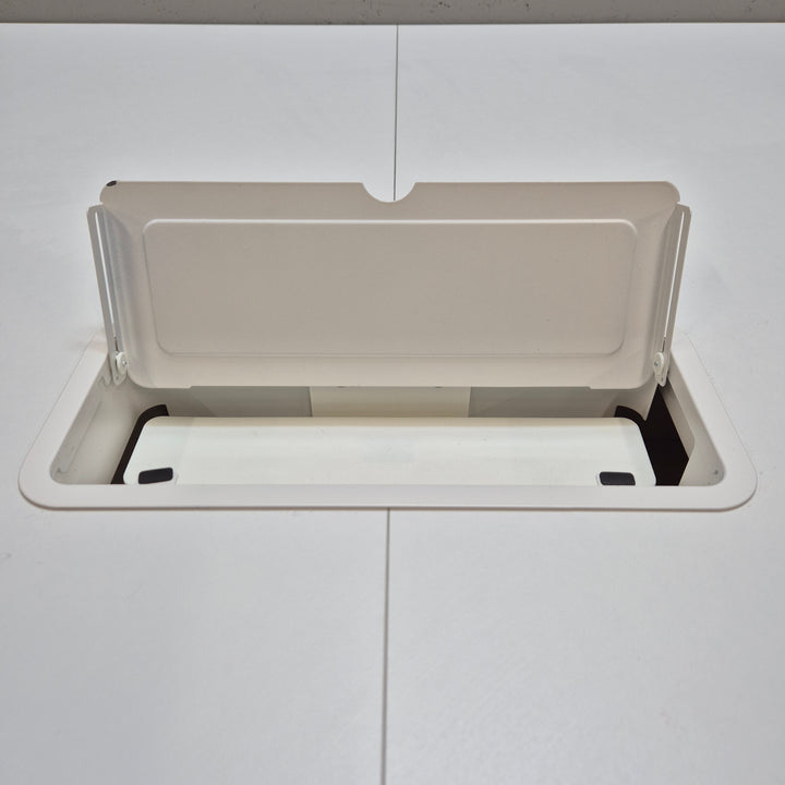 Vitt modernt matbord i elegant design