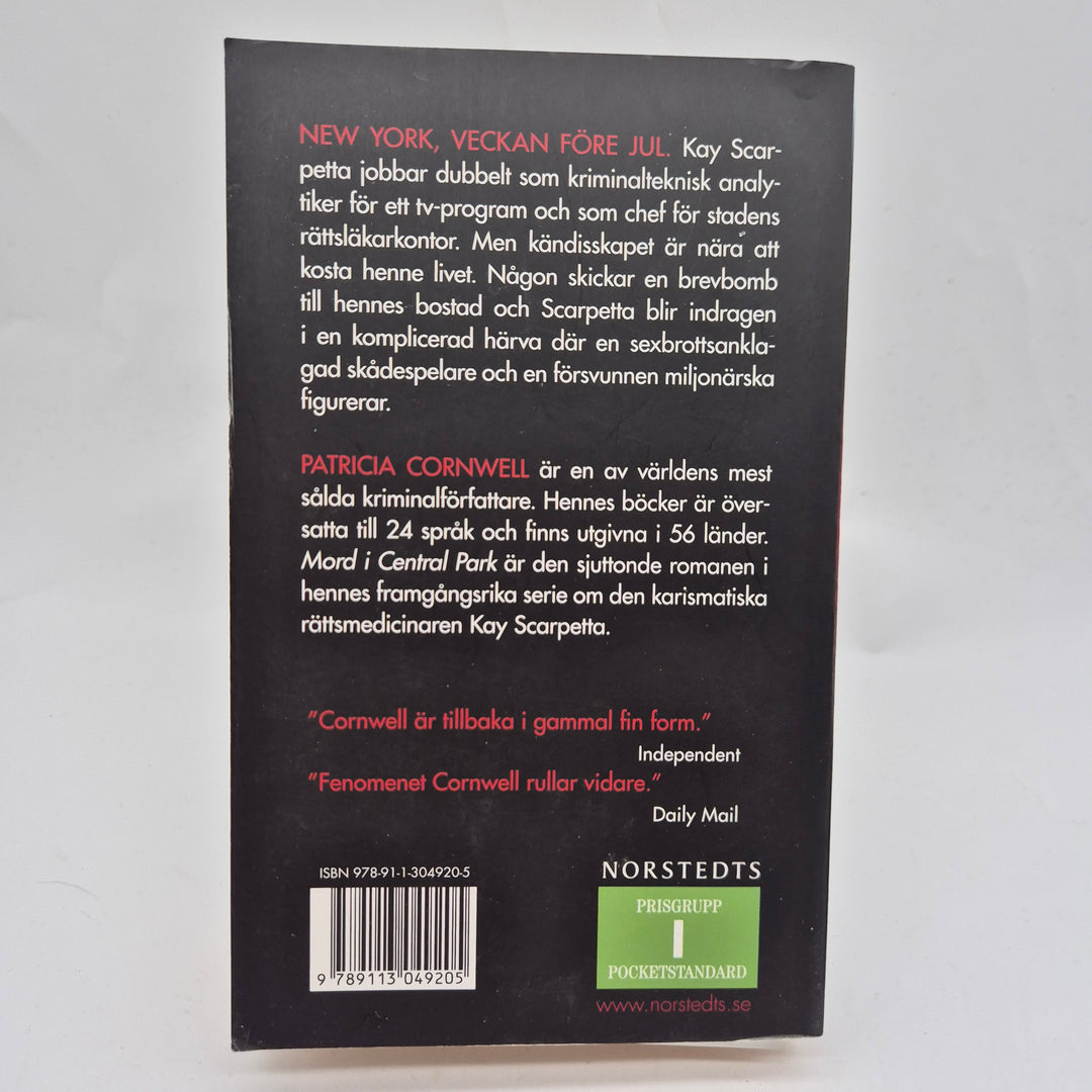 Mord i Central Park av Patricia Cornwell