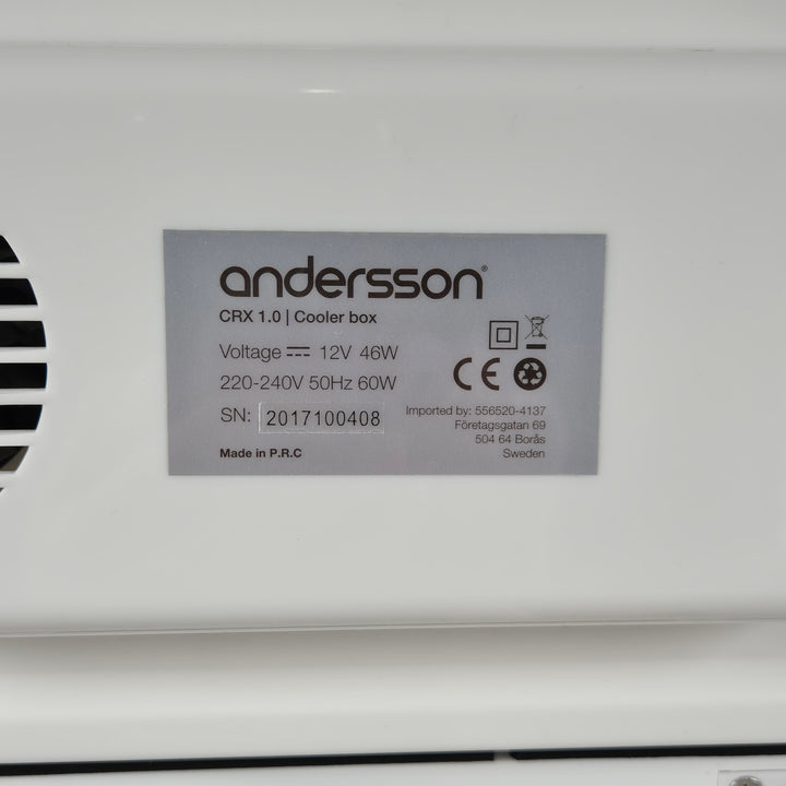 Andersson CRX 1.0 Kylbox svartvit begagnad