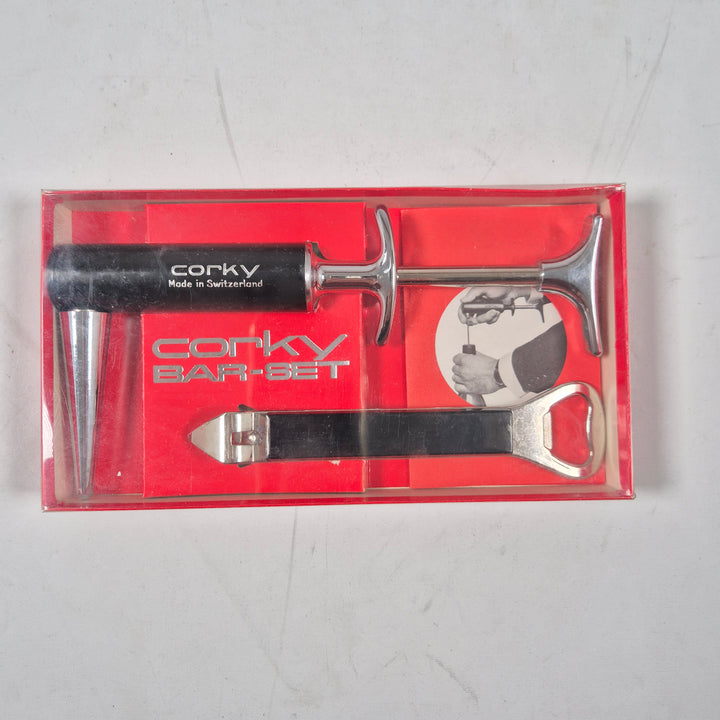 Retro vinöppnare Corky Schweizisk elegans