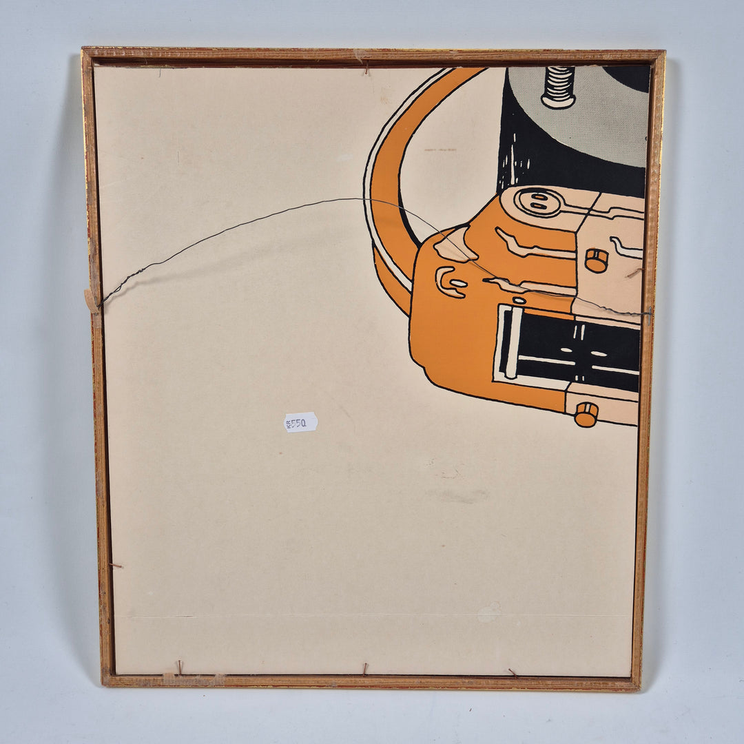 Surrealistiskt konsttryck av Max Walter Svanberg