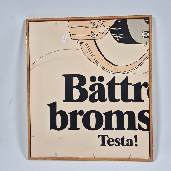 Max Walter Unikt Konstverk Retro 1957