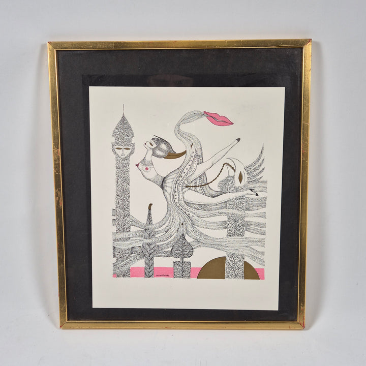 Unik modern tavla av Manu Valtesa