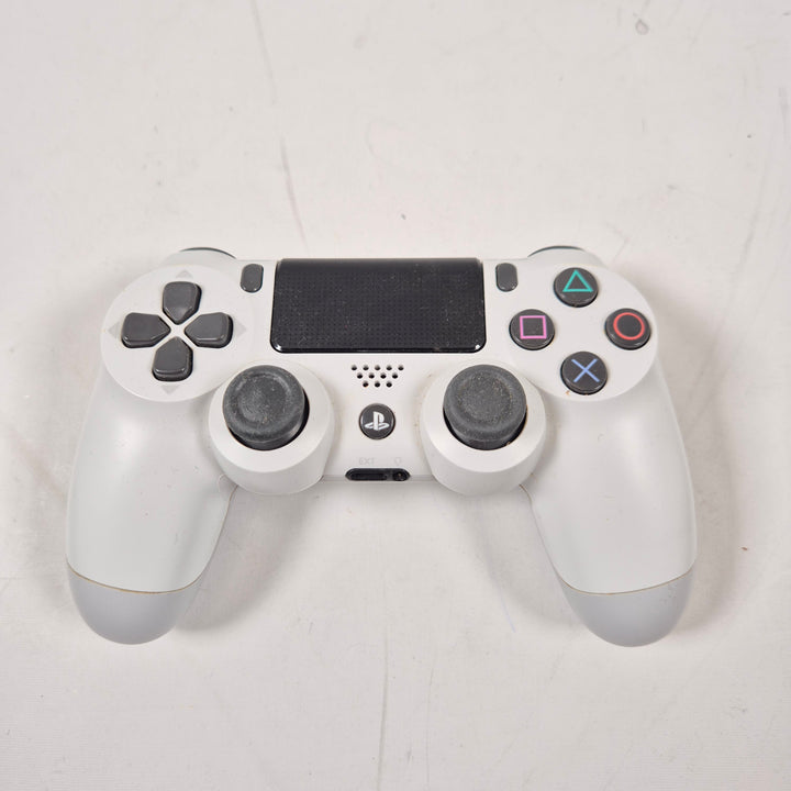 Trådlös vit spelkontroll med pekplatta