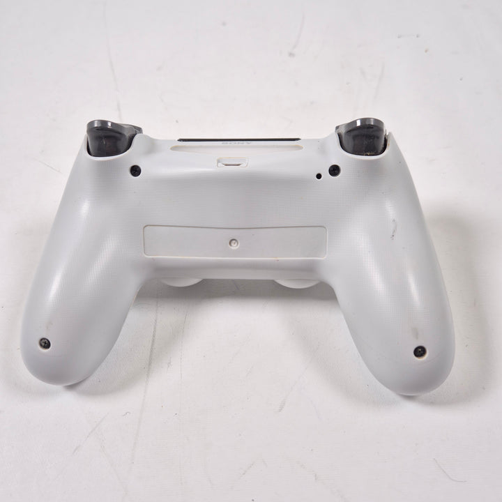 Trådlös vit spelkontroll med pekplatta