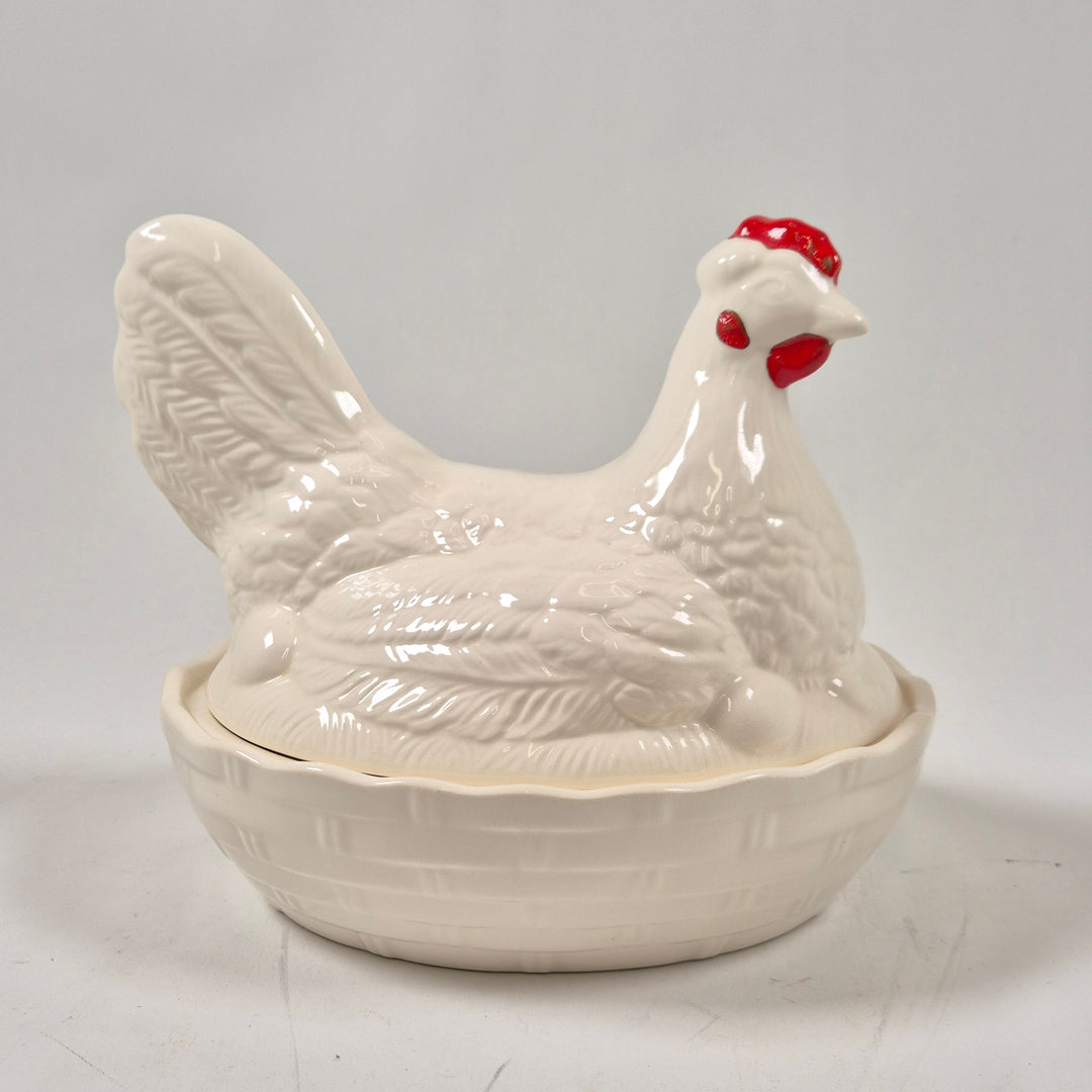 Retro keramikvas Schramberg i form av höna