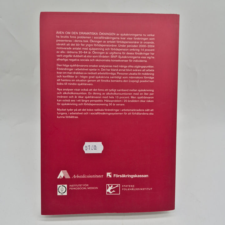 Bok om sjukfrånvaro och lösningar, Arbetslivsinstitutet