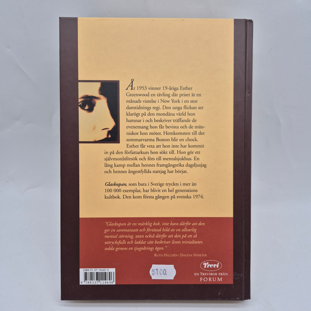 Klassisk bok Glaskupan av Sylvia Plath