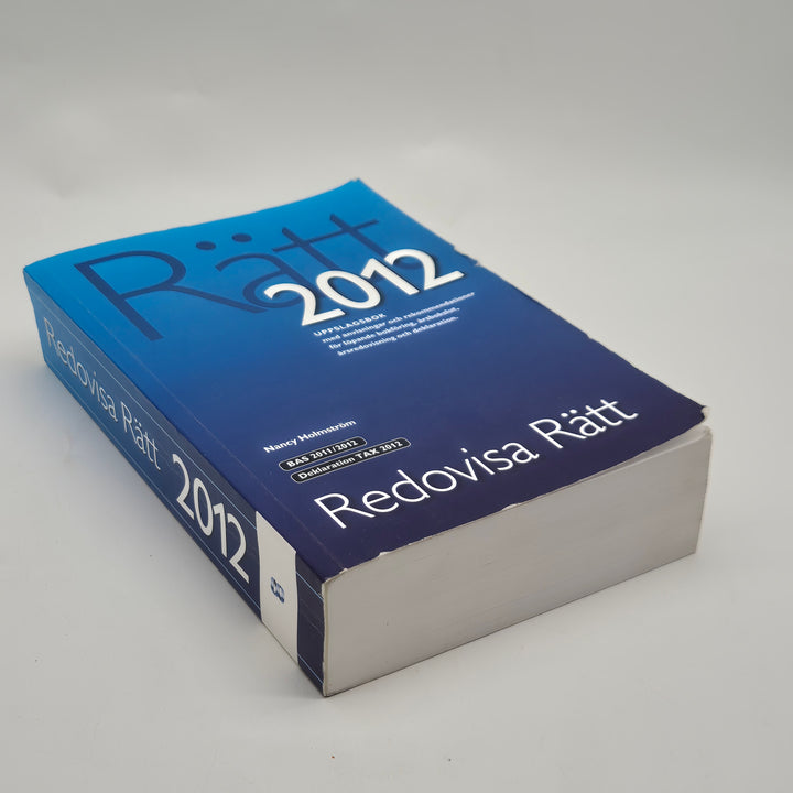 Redovisa Rätt 2012 Ekonomibok Begagnad