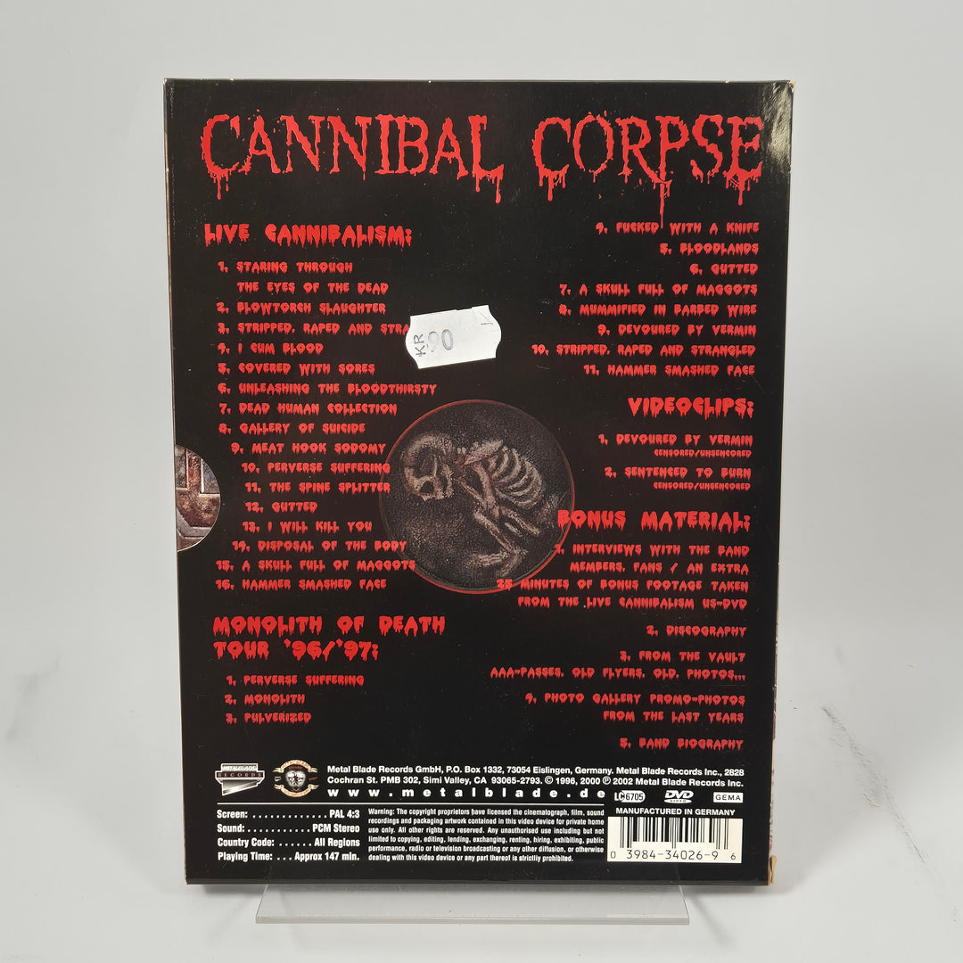 Cannibal Corpse Live Cannibalism DVD Ultimate Edition