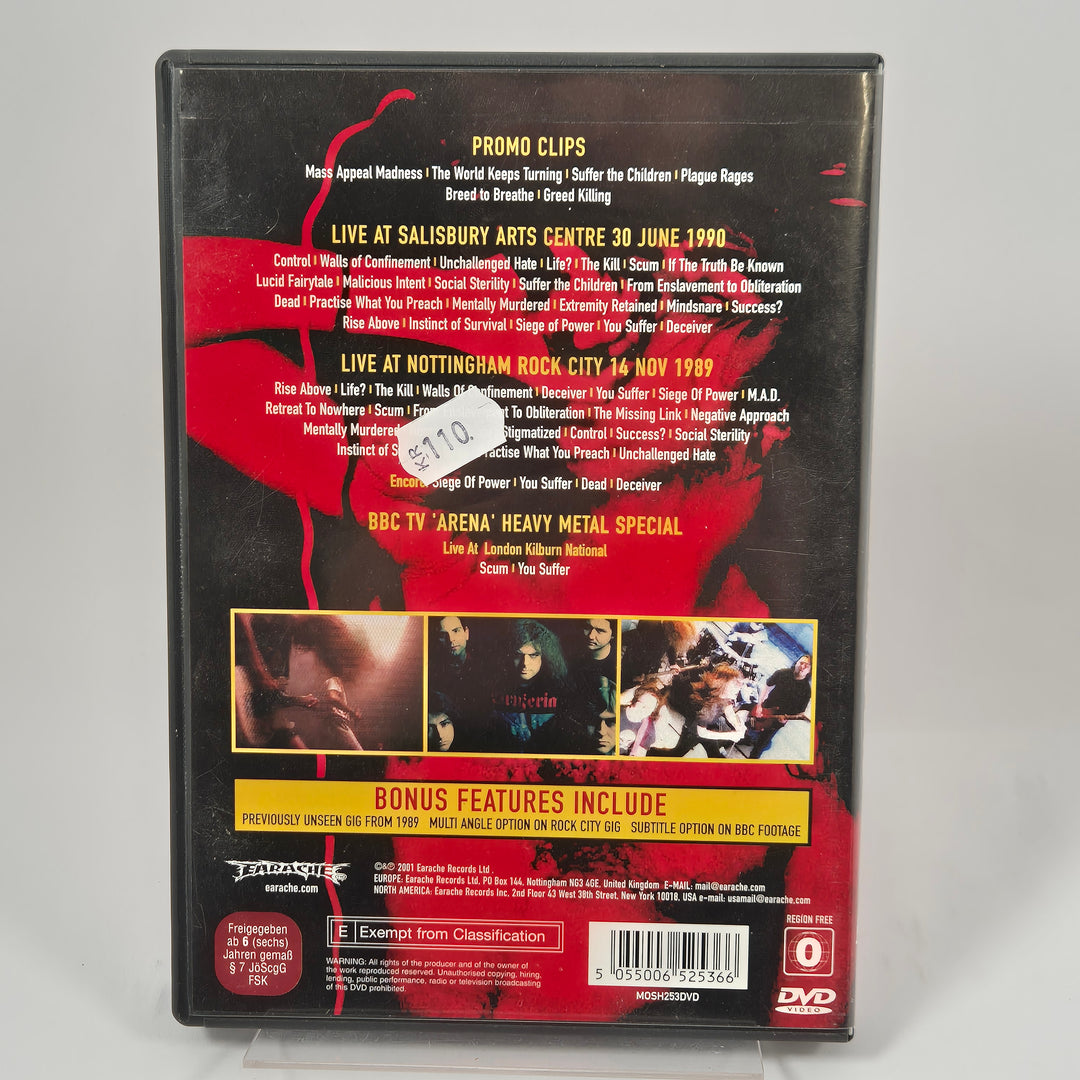 Napalm Death DVD Samlingsvolym i Musik