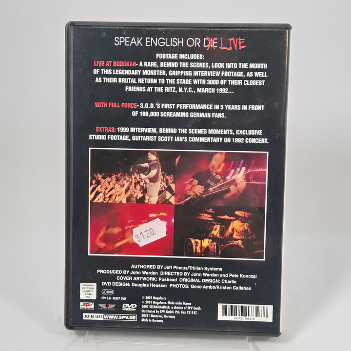 S.O.D. Retro Konsert-DVD Begagnad Hårdrock