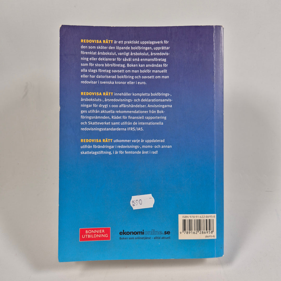 Redovisa rätt 2008 bok Bonnier Utbildning