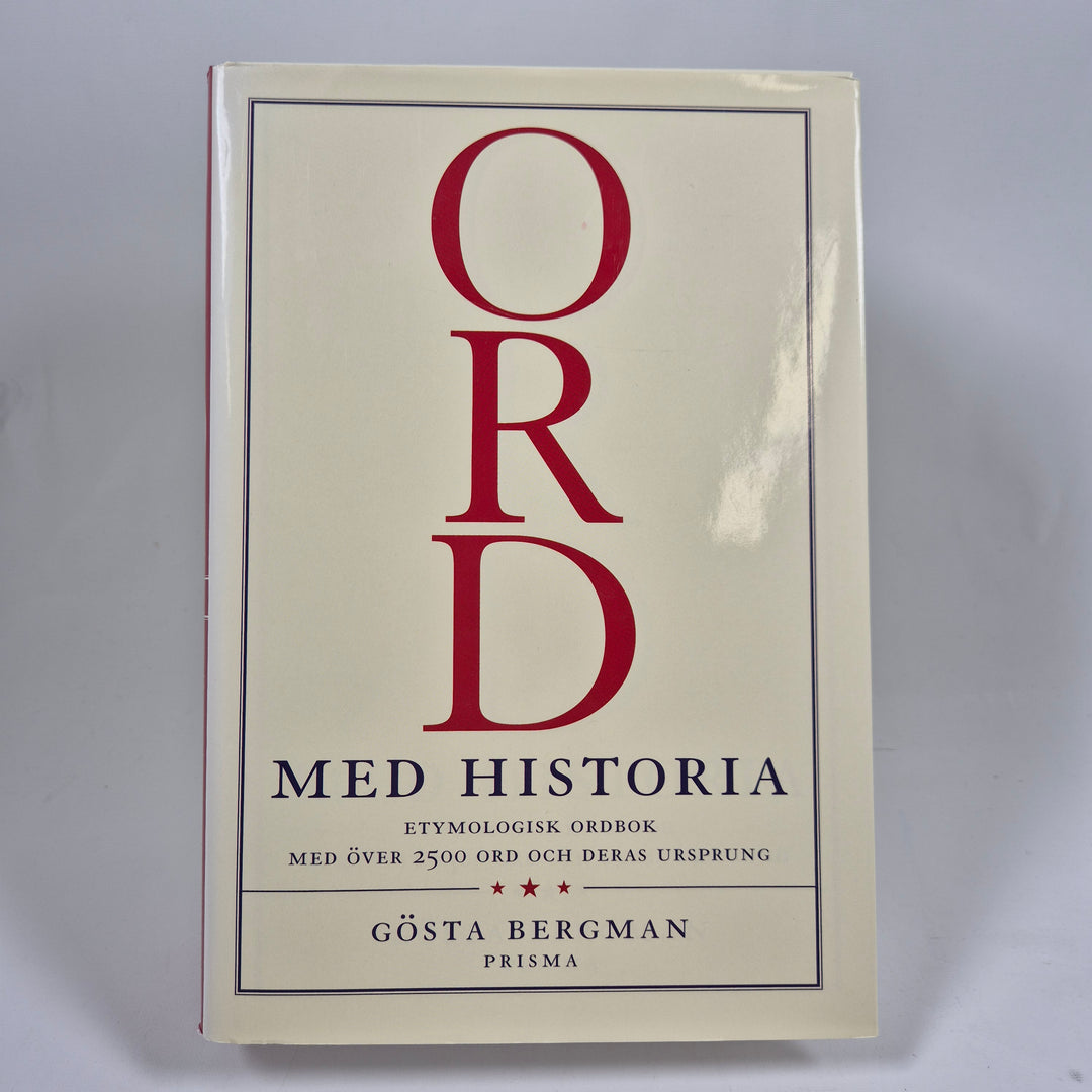 Ord med historia etymologisk ordbok inbunden