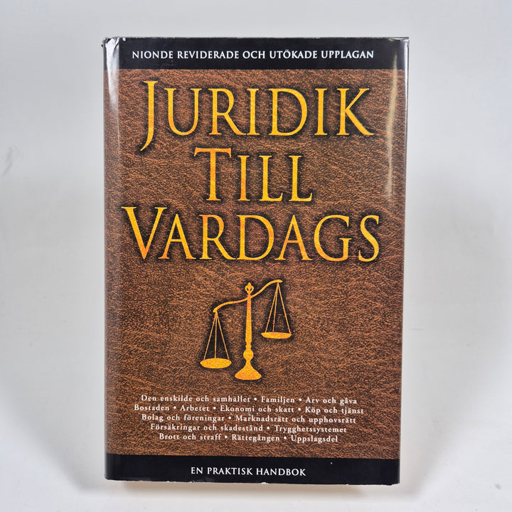 Juridik till vardags juridikhandbok nionde upplagan