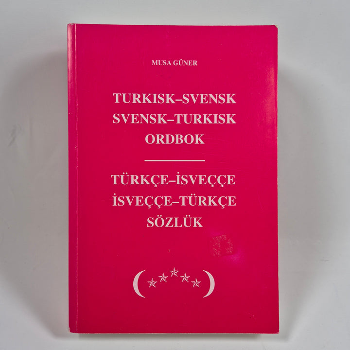 Turkisk svensk ordbok Musa Güner begagnad