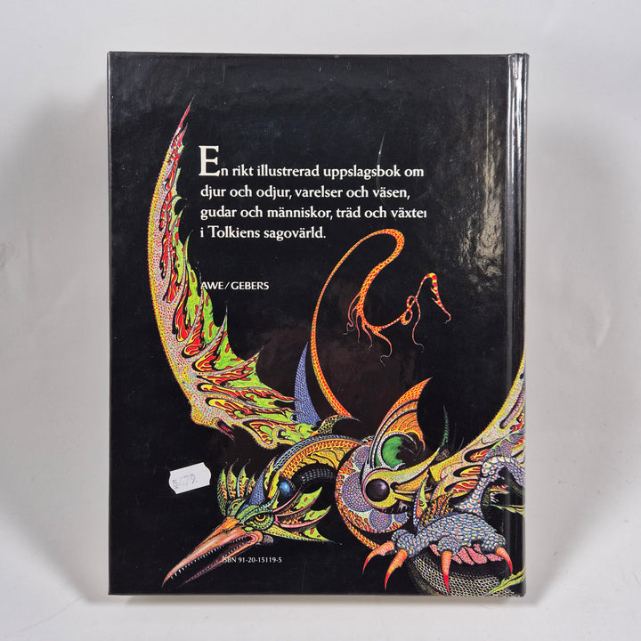 Tolkien Bestiarium retro illustrerad hårdband bok