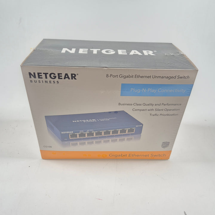 Netgear GS108 gigabit nätverksswitch 8 portar