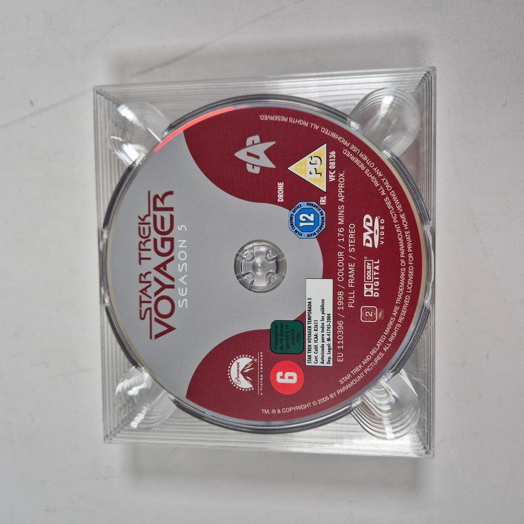 Star Trek Voyager säsong 5 röd DVD-box