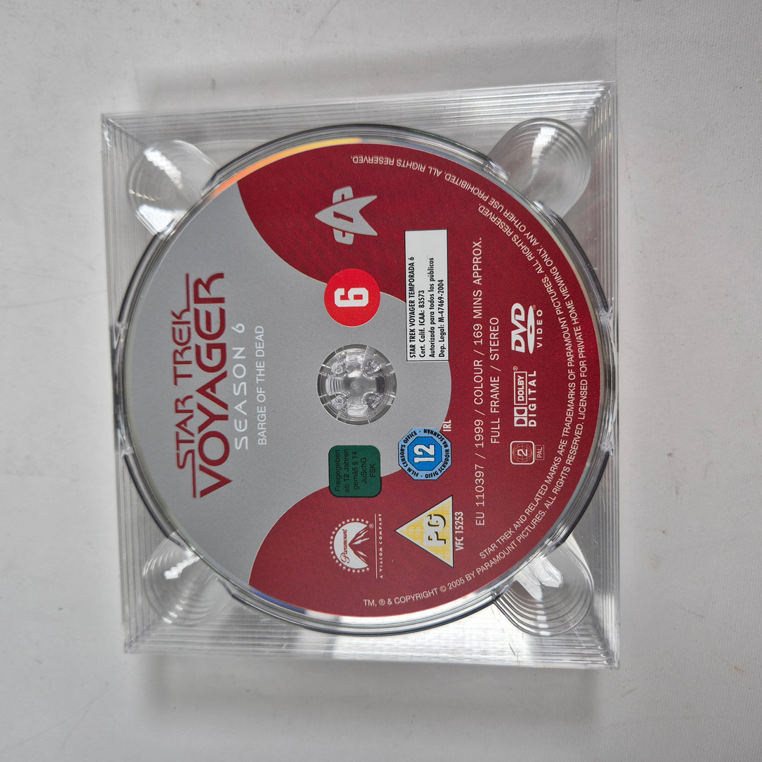 Star Trek Voyager säsong 6 röd DVD-box