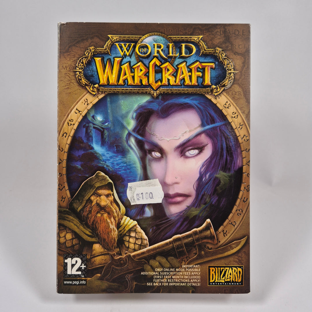 World of Warcraft PC-spelbox retro original