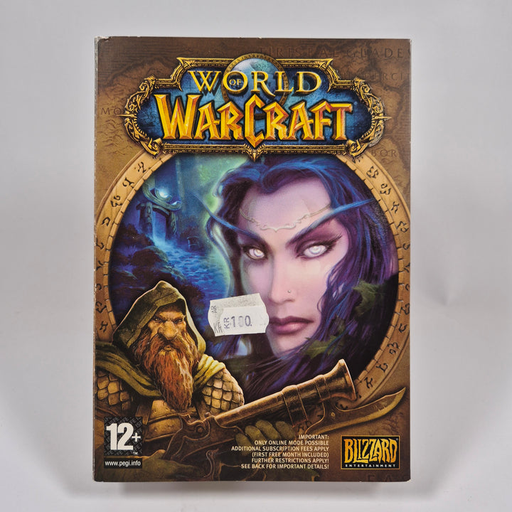 World of Warcraft PC-spelbox retro original