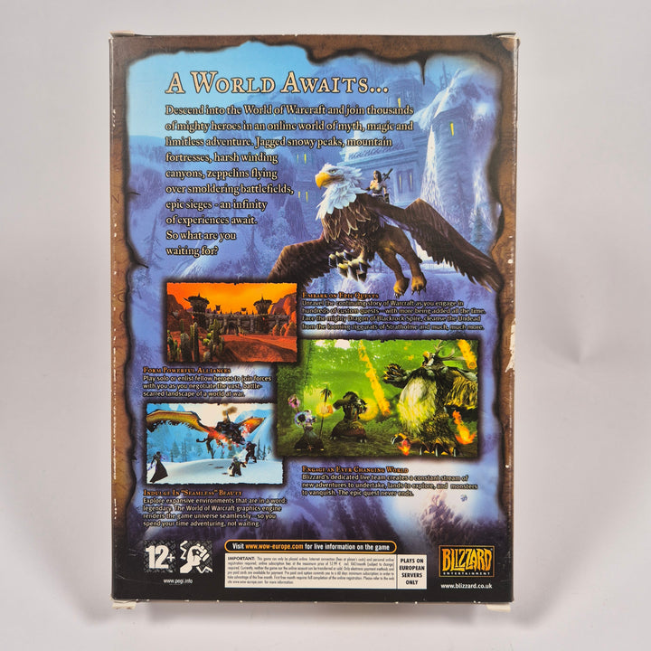 World of Warcraft PC-spelbox retro original