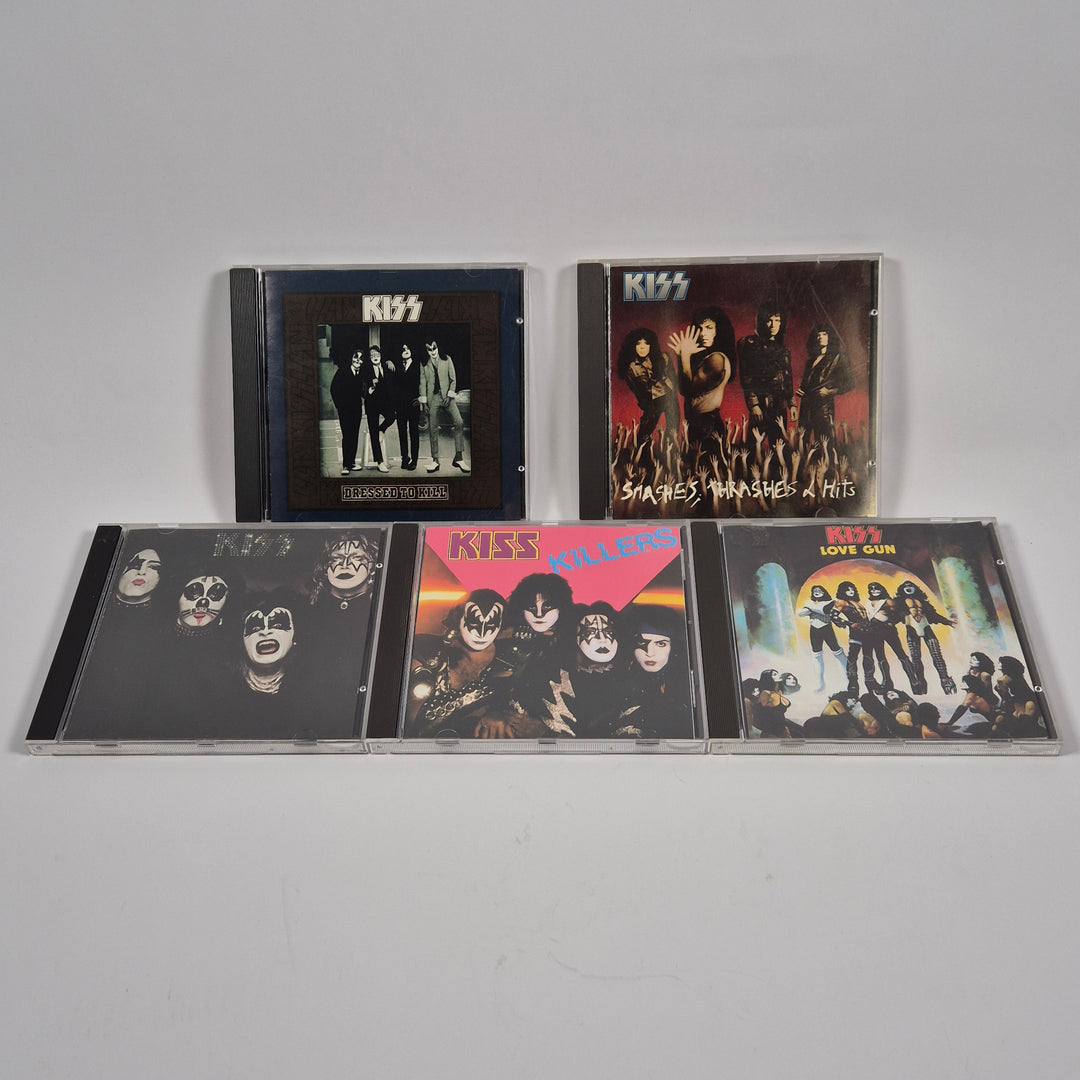 KISS retro samlarpaket fem klassiska CD-skivor