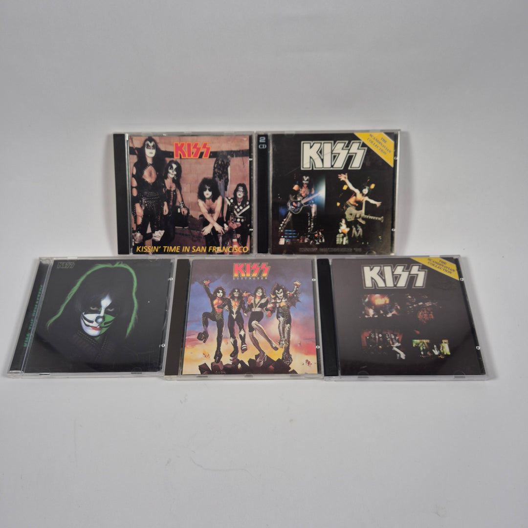 Kiss retro CD paket fem skivor