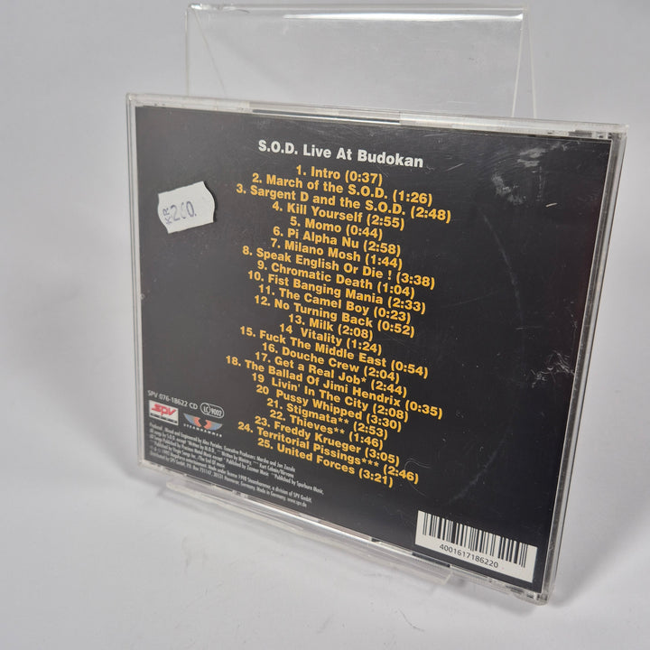 S.O.D. CD paket 4 skivor retro