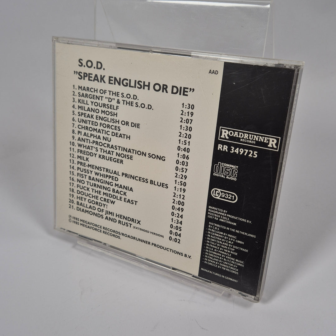 S.O.D. CD paket 4 skivor retro