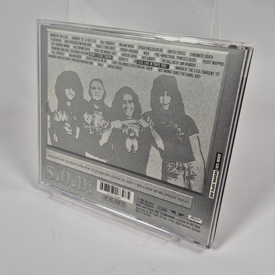 S.O.D. CD paket 4 skivor retro